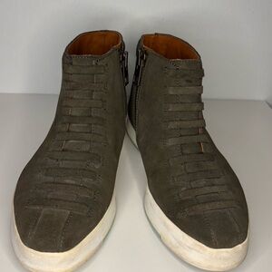 Mark V John Fluevog Olive High-Top Sneakers